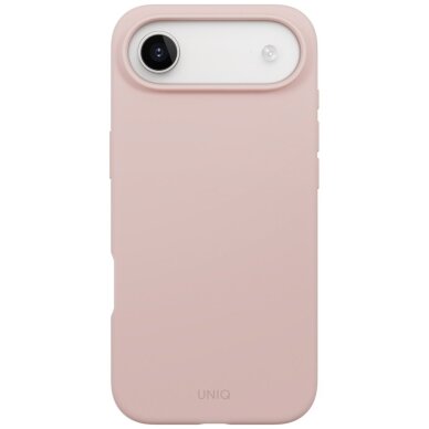 iPhone Air dėklas Uniq Lino, Magclick Charging – rožinis 1