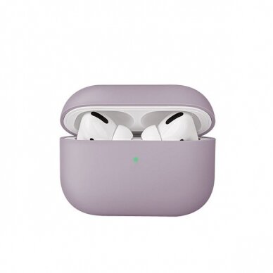 UNIQ Lino protective case skirta AirPods Pro violetinis UNIQ Lino protective case skirta AirPods Pro violetinis