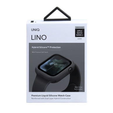 UNIQ Lino protective case skirta Watch 5 40mm / Watch 4 40mm juodas  3