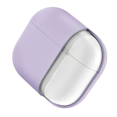 AirPods Pro 2 Uniq Lino Silicone dėklas – violetinis 2