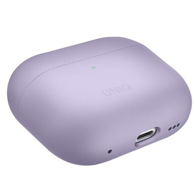 AirPods Pro 2 Uniq Lino Silicone dėklas – violetinis 3