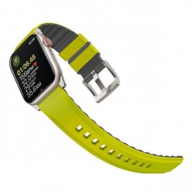 Uniq Linus Band Apple Watch Series 1/2/3/4/5/6/7/8/9/SE/SE2/Ultra 42/44/45/49mm Airosoft Silicone Lime Green/Lime Green 1 Uniq Linus Band Apple Watch Series 1/2/3/4/5/6/7/8/9/SE/SE2/Ultra 42/44/45/49mm Airosoft Silicone Lime Green/Lime Green 1