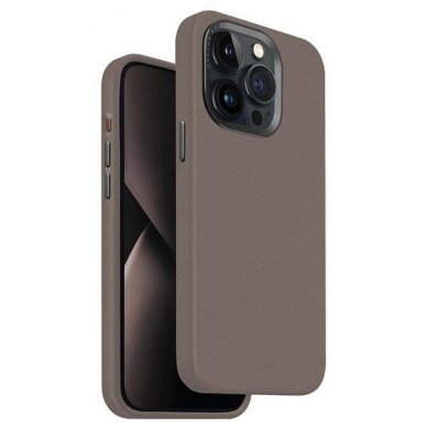 Dėklas Uniq Lyden case iPhone 15 Pro Max 6.7 Magclick Charging pilkos spalvos/flint pilkos spalvos Dėklas Uniq Lyden case iPhone 15 Pro Max 6.7 Magclick Charging pilkos spalvos/flint pilkos spalvos