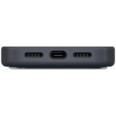 iPhone 17 Pro dėklas Uniq Lyden DS, Magclick Charging – mėlynas/juodas 4