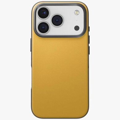 iPhone 17 Pro dėklas Uniq Lyden DS, Magclick įkrovimo – geltonai pilkas 1