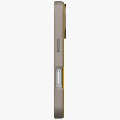 iPhone 17 Pro dėklas Uniq Lyden DS, Magclick įkrovimo – geltonai pilkas 3