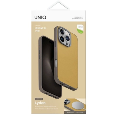 Uniq Lyden DS iPhone 16 Pro 6.3 Magclick Charging Dėklas yellow-pilkas/yellow-pilkas 5 Uniq Lyden DS iPhone 16 Pro 6.3 Magclick Charging Dėklas yellow-pilkas/yellow-pilkas 5
