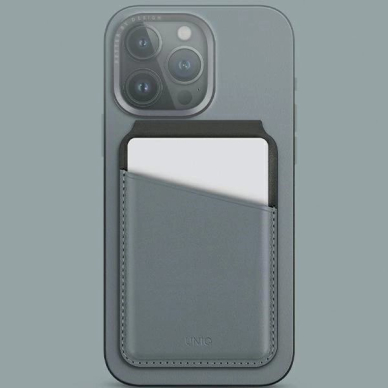 Uniq Lyden DS magnetic RFID walletphone stand - blue Juodas 1 Uniq Lyden DS magnetic RFID walletphone stand - blue Juodas 1