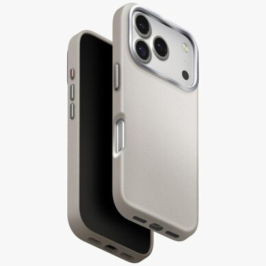 iPhone 17 Pro Uniq Lyden Magclick Charging dėklas – pilkas