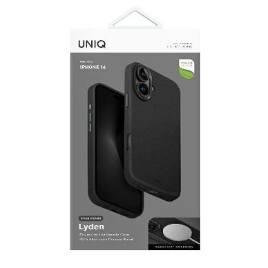 iPhone 16 Uniq Lyden MagClick Charging dėklas – juodas 5