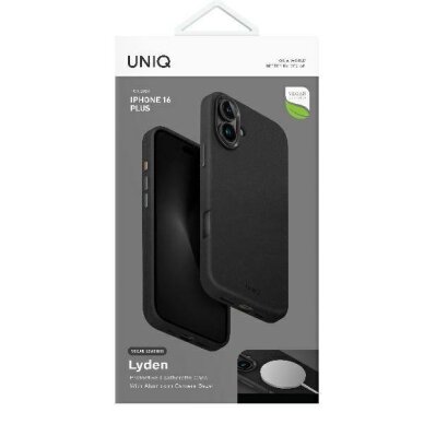 iPhone 16 Plus Uniq Lyden MagClick Charging dėklas – juodas 5 iPhone 16 Plus Uniq Lyden MagClick Charging dėklas – juodas 5
