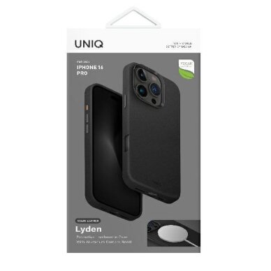 iPhone 16 Pro Uniq Lyden MagClick Charging dėklas – juodas 5 iPhone 16 Pro Uniq Lyden MagClick Charging dėklas – juodas 5