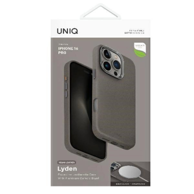 Uniq Lyden Magclick Charging Dėklas iPhone 16 Pro - pilkas 5 Uniq Lyden Magclick Charging Dėklas iPhone 16 Pro - pilkas 5