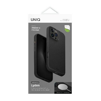 iPhone 16 Pro Max Uniq Lyden MagClick Charging dėklas – juodas 5