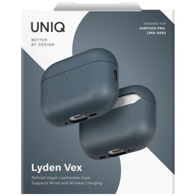 AirPods Pro 3 Uniq Lyden Vex dėklas – mėlynas 1 AirPods Pro 3 Uniq Lyden Vex dėklas – mėlynas 1