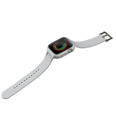 Apple Watch 45/44 mm Uniq Monos 2in1 rinkinys (dirželis + dėklas) – pilkas 3 Apple Watch 45/44 mm Uniq Monos 2in1 rinkinys (dirželis + dėklas) – pilkas 3