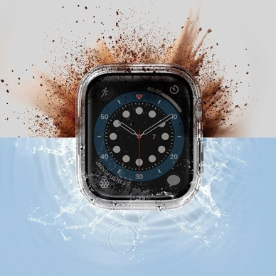 Uniq Nautic Apple Watch Series 7/8/9 41mm Dėklas Permatomas/Dove Permatomas 3