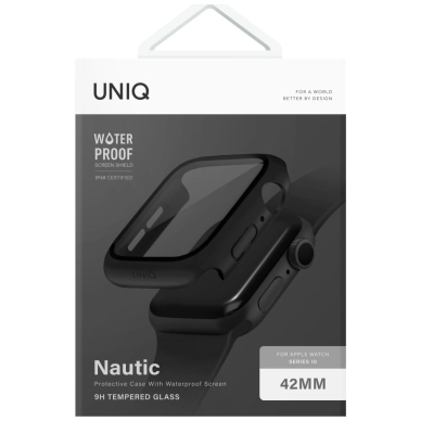 Apple Watch 42mm Uniq Nautic dėklas - juodas 6