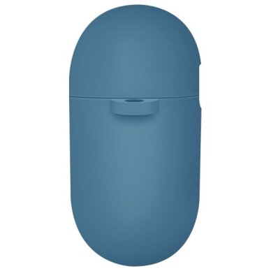 AirPods 4 Uniq Nexo su silikoniniais kabliukais dėklas – mėlynas 2 AirPods 4 Uniq Nexo su silikoniniais kabliukais dėklas – mėlynas 2