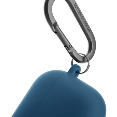 AirPods 4 Uniq Nexo su silikoniniais kabliukais dėklas – mėlynas 6 AirPods 4 Uniq Nexo su silikoniniais kabliukais dėklas – mėlynas 6