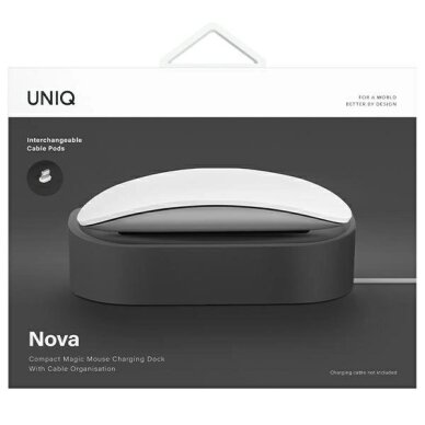 Dock stotelė Uniq Nova Magic Mouse – tamsiai pilka 3