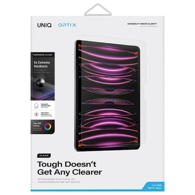 Uniq Optix Clear tempered glassapplicator iPad Air 13 2024 5 Uniq Optix Clear tempered glassapplicator iPad Air 13 2024 5