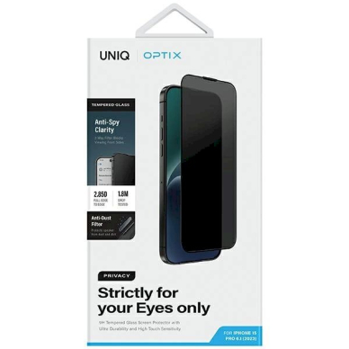 Uniq Optix Privacy tempered glass iPhone 15 Proapplicator 5 Uniq Optix Privacy tempered glass iPhone 15 Proapplicator 5