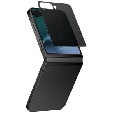 Samsung Galaxy Z Flip 7 Uniq Optix Privacy grūdintas stiklas Samsung Galaxy Z Flip 7 Uniq Optix Privacy grūdintas stiklas