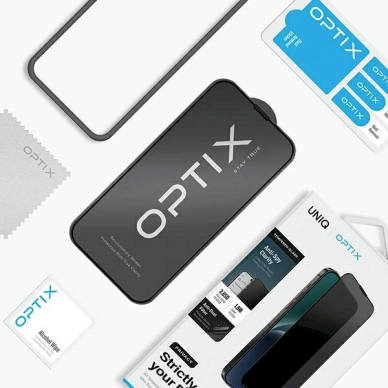 Uniq Optix Privacy Tempered Glass Privacy iPhone 15 Plus / 14 Pro MaxApplicator 4 Uniq Optix Privacy Tempered Glass Privacy iPhone 15 Plus / 14 Pro MaxApplicator 4