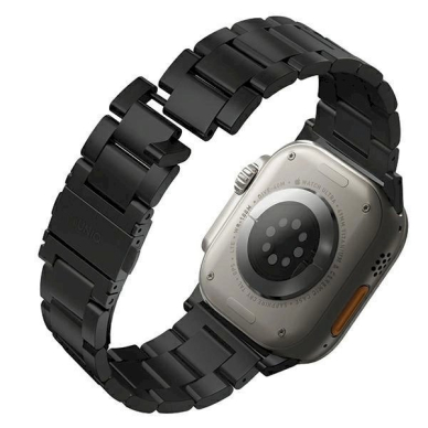 Uniq Osta Apyrankė Case skirta Apple Watch 42/44/45/ 49mm Series 1/2/3/4/5/6/7/8/9/SE/SE2/Ultra Stainless Steel - Juodas 1 Uniq Osta Apyrankė Case skirta Apple Watch 42/44/45/ 49mm Series 1/2/3/4/5/6/7/8/9/SE/SE2/Ultra Stainless Steel - Juodas 1