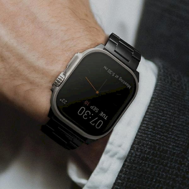 Uniq Osta Apyrankė Case skirta Apple Watch 42/44/45/ 49mm Series 1/2/3/4/5/6/7/8/9/SE/SE2/Ultra Stainless Steel - Juodas 3 Uniq Osta Apyrankė Case skirta Apple Watch 42/44/45/ 49mm Series 1/2/3/4/5/6/7/8/9/SE/SE2/Ultra Stainless Steel - Juodas 3