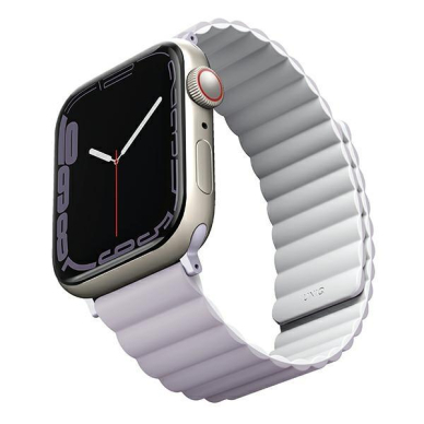 Apyrankė UNIQ pasek Revix Apple Watch Series 4/5/6/7/8/9/SE/SE2/Ultra 42/44/45mm. Balta 1 Apyrankė UNIQ pasek Revix Apple Watch Series 4/5/6/7/8/9/SE/SE2/Ultra 42/44/45mm. Balta 1