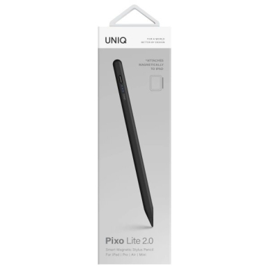 Uniq Pixo Lite 2.0 Magnetic Stylus for iPad - Juodas/Graphite Juodas 2 Uniq Pixo Lite 2.0 Magnetic Stylus for iPad - Juodas/Graphite Juodas 2
