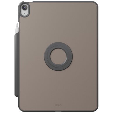 iPad 11” 2025 / iPad 10.9” 2022 dėklas Uniq Rovus Snapmount Magnetic 360 – pilkas 3