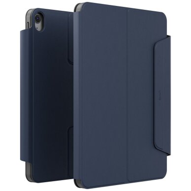 iPad 11” 2025 / iPad 10.9” 2022 dėklas Uniq Rovus Snapmount Magnetic 360 – tamsiai mėlynas 1