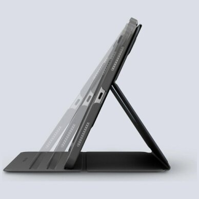 iPad 11” 2025 / iPad 10.9” 2022 dėklas Uniq Rovus Snapmount Magnetic 360 – tamsiai mėlynas 8
