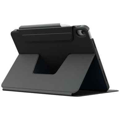 iPad Air 13” 2024 / 2025 dėklas Uniq Rovus Snapmount Magnetic 360 – juodas