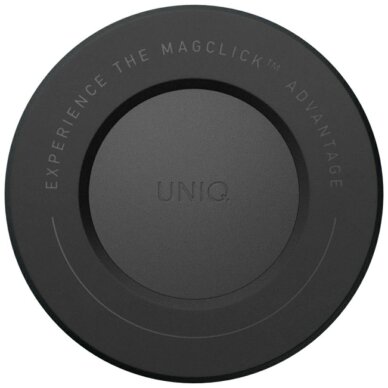 Magnetinis laikiklis Uniq SnapMount lipnus – juodas 1 Magnetinis laikiklis Uniq SnapMount lipnus – juodas 1