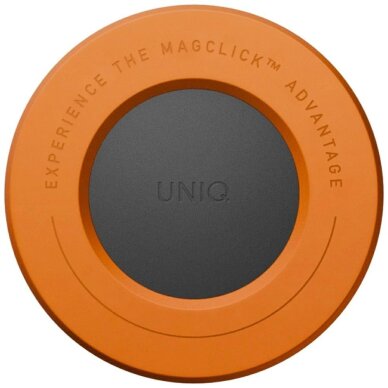 Magnetinis laikiklis Uniq SnapMount lipnus – oranžinis ir juodas 1