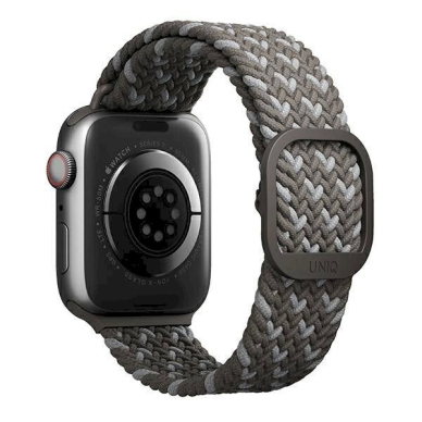 Uniq strap Aspen Apple Watch 44/42 / 45mm Series 4/5/6/7/8 /9/ SE / SE2 Braided DE pilkos spalvos / pebble pilkos spalvos 1 Uniq strap Aspen Apple Watch 44/42 / 45mm Series 4/5/6/7/8 /9/ SE / SE2 Braided DE pilkos spalvos / pebble pilkos spalvos 1