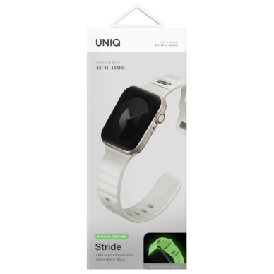Uniq Stride SE Apple Watch strap 42/41/40mm FKM Rubber Strap lume 6 Uniq Stride SE Apple Watch strap 42/41/40mm FKM Rubber Strap lume 6