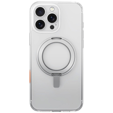 Uniq Swivix 360 Rotating su atrama Dėklas skirtas iPhone 16 Pro - Permatomas 1