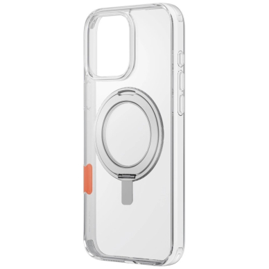 Uniq Swivix 360 Rotating su atrama Dėklas skirtas iPhone 16 Pro - Permatomas 2
