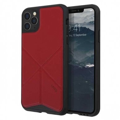 UNIQ Transforma DĖKLAS iPhone 11 Pro Max raudonas