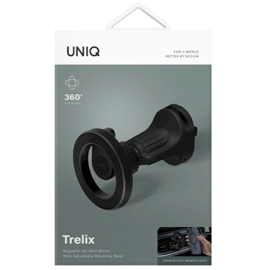 Uniq Trelix Car magnetic Automobilinis laikiklis air vent - Juodas 5 Uniq Trelix Car magnetic Automobilinis laikiklis air vent - Juodas 5