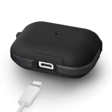 Uniq Valencia AirPods Pro Dėklas Juodas/Midnight Juodas Antimicrobial 1