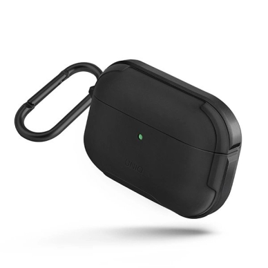 Uniq Valencia AirPods Pro Dėklas Juodas/Midnight Juodas Antimicrobial