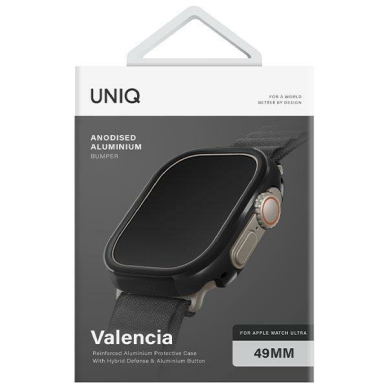 Ekrano apsauga Uniq Valencia Apple Watch Ultra 49mm Juoda 3 Ekrano apsauga Uniq Valencia Apple Watch Ultra 49mm Juoda 3