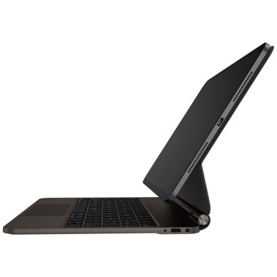 iPad 11" 2025 / iPad Air 11" 2024 / 2025 / iPad Pro 11" 2018 / 2020 / 2021 / 2022 / 2024 Uniq Venno Pro Magnetic Smart dėklas su klaviatūra – rudas 2