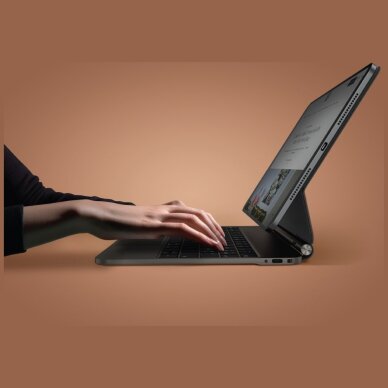 iPad 11" 2025 / iPad Air 11" 2024 / 2025 / iPad Pro 11" 2018 / 2020 / 2021 / 2022 / 2024 Uniq Venno Pro Magnetic Smart klaviatūros dėklas – rudas 3 iPad 11" 2025 / iPad Air 11" 2024 / 2025 / iPad Pro 11" 2018 / 2020 / 2021 / 2022 / 2024 Uniq Venno Pro Magnetic Smart klaviatūros dėklas – rudas 3